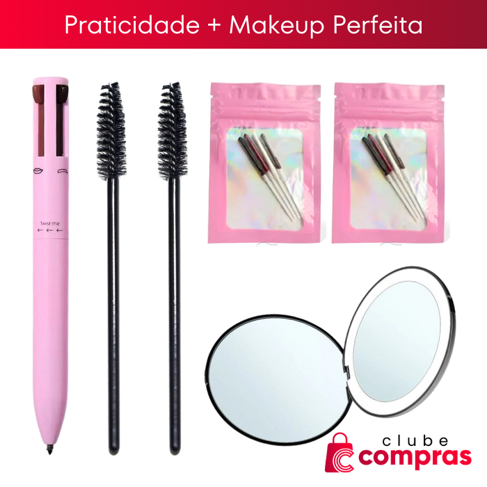 Caneta Maquiadora 4 Em 1 À Prova D'Água | Beauty Pen™+  Kit de Maquiagem Completo