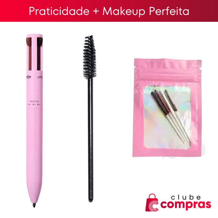 Caneta Maquiadora 4 Em 1 À Prova D'Água | Beauty Pen™+  Kit de Maquiagem Completo