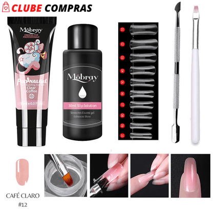 PrettyNails™ - Kit Poly Gel Unhas Perfeitas Em Minutos