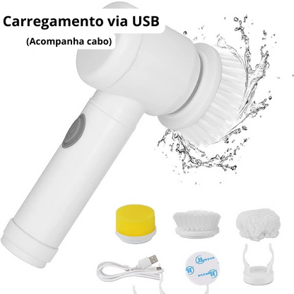 CleanMax™ 2.0 Escova Limpadora Elétrica Multifuncional 3 em 1