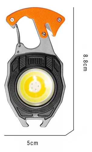 MasterKey Pro - Lanterna Chaveiro Multifuncional 15 em 1