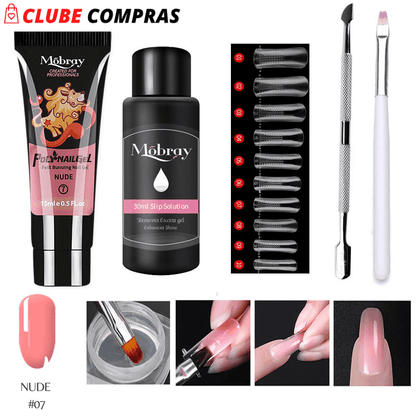 PrettyNails™ - Kit Poly Gel Unhas Perfeitas Em Minutos