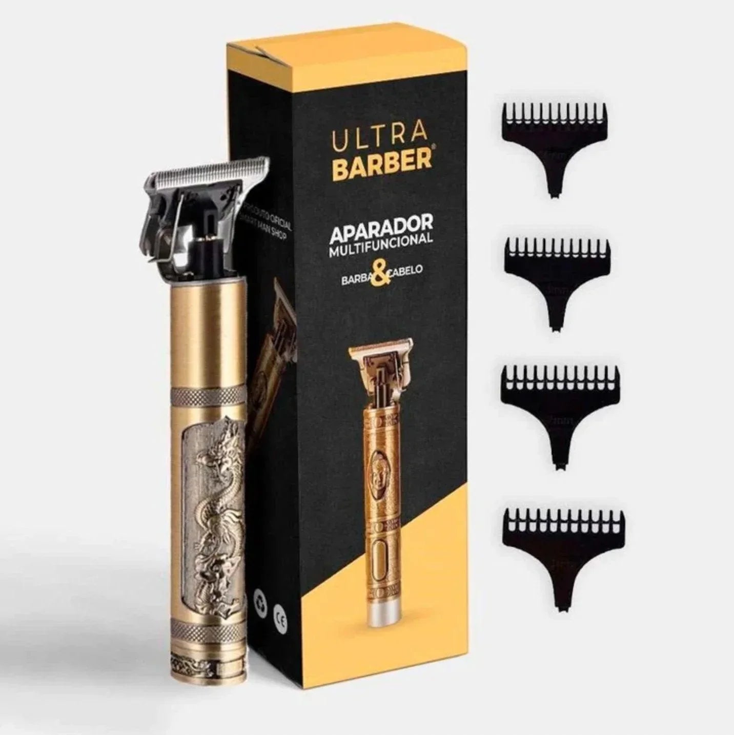 Barbeador Masculino Titanium com 4 Pentes